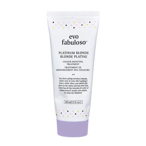 Evo Fabuloso platinum blonde colour boosting conditioner 220ml tube