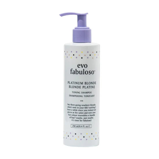Evo Fabuloso platinum blonde toning shampoo 250ml