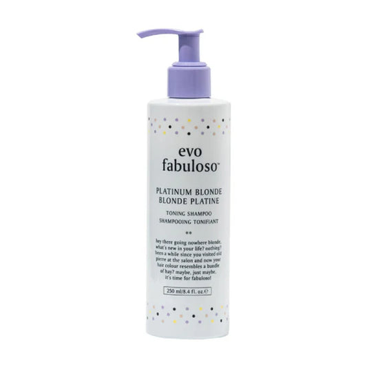 Evo Fabuloso platinum blonde toning shampoo 250ml